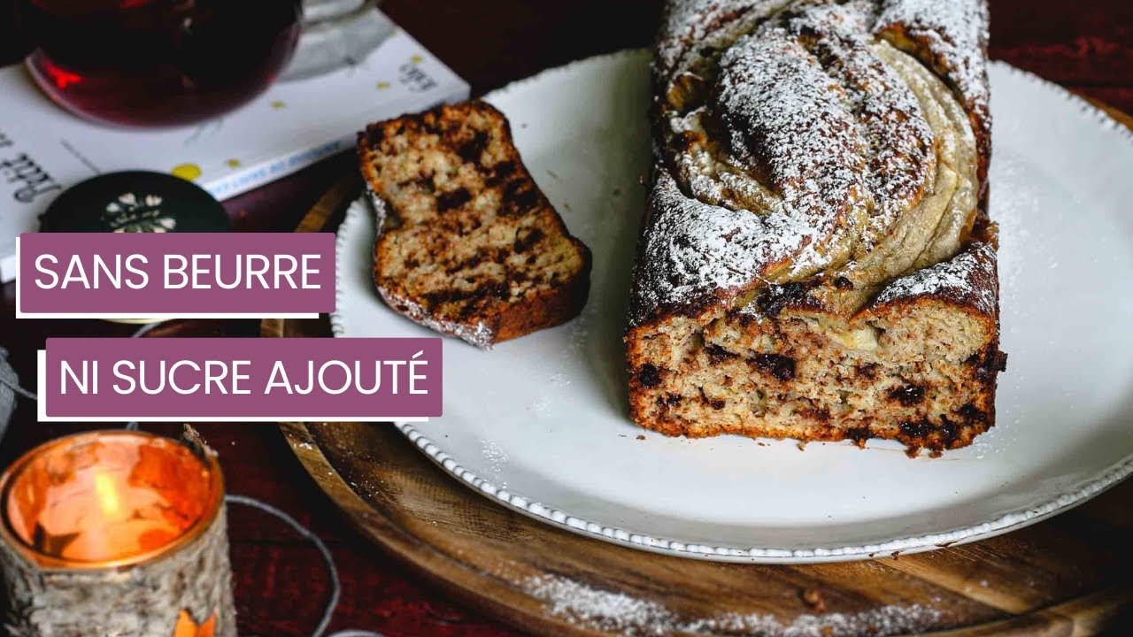 Banana bread sans beurre sans sucre