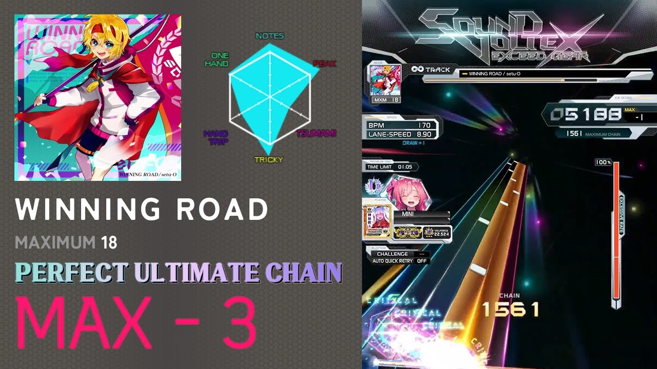 SDVX】 WINNING ROAD (MXM) PUC - YouTube