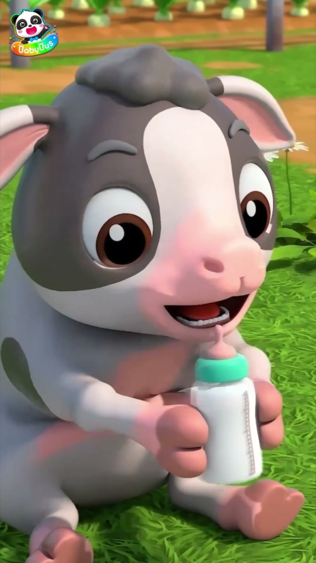 Cerdito, vaquita y pollito en la granja? ? ? #shorts #babybus