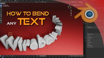 HOW TO BEND TEXT IN BLENDER 3D