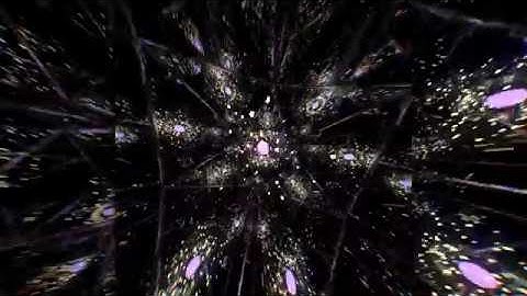 Infinite organic light mandala SpeedART. Cinema 4D + Arnold GPU Render.