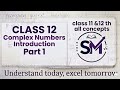 Inter maths 2(A) chapter 1,complex numbers introduction 