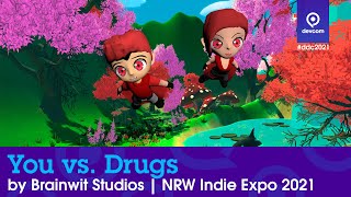 Let's Play Pre-Release "You VS Drugs" by Brainwit Studios | devcom NRW Indie Expo