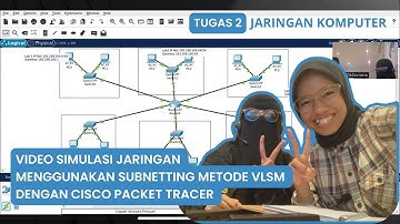 video simulasi jaringan menggunakan subnetting metode VLSM dengan cisco packet tracer
