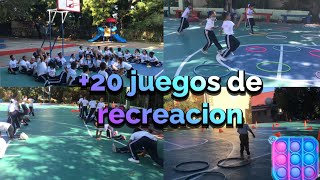 💢 Los JUEGOS RecREativos más Extraordinarios ‼️que debe tener Un maestro De Educa. Física ⚽️🏓🪃🏏