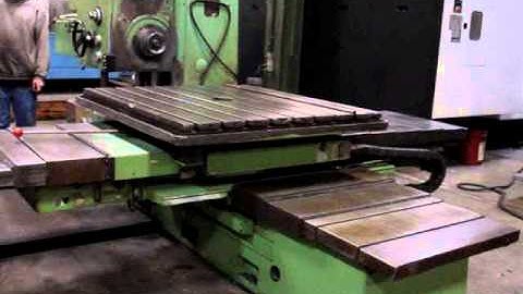 4" Union Model BFT90 Table Type Horizontal Boring Mill (1994) www.assetexchangeinc.com