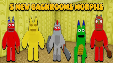 UPDATE - HOW TO GET ALL 5 NEW MORPHS in Backrooms Morphs - ROBLOX