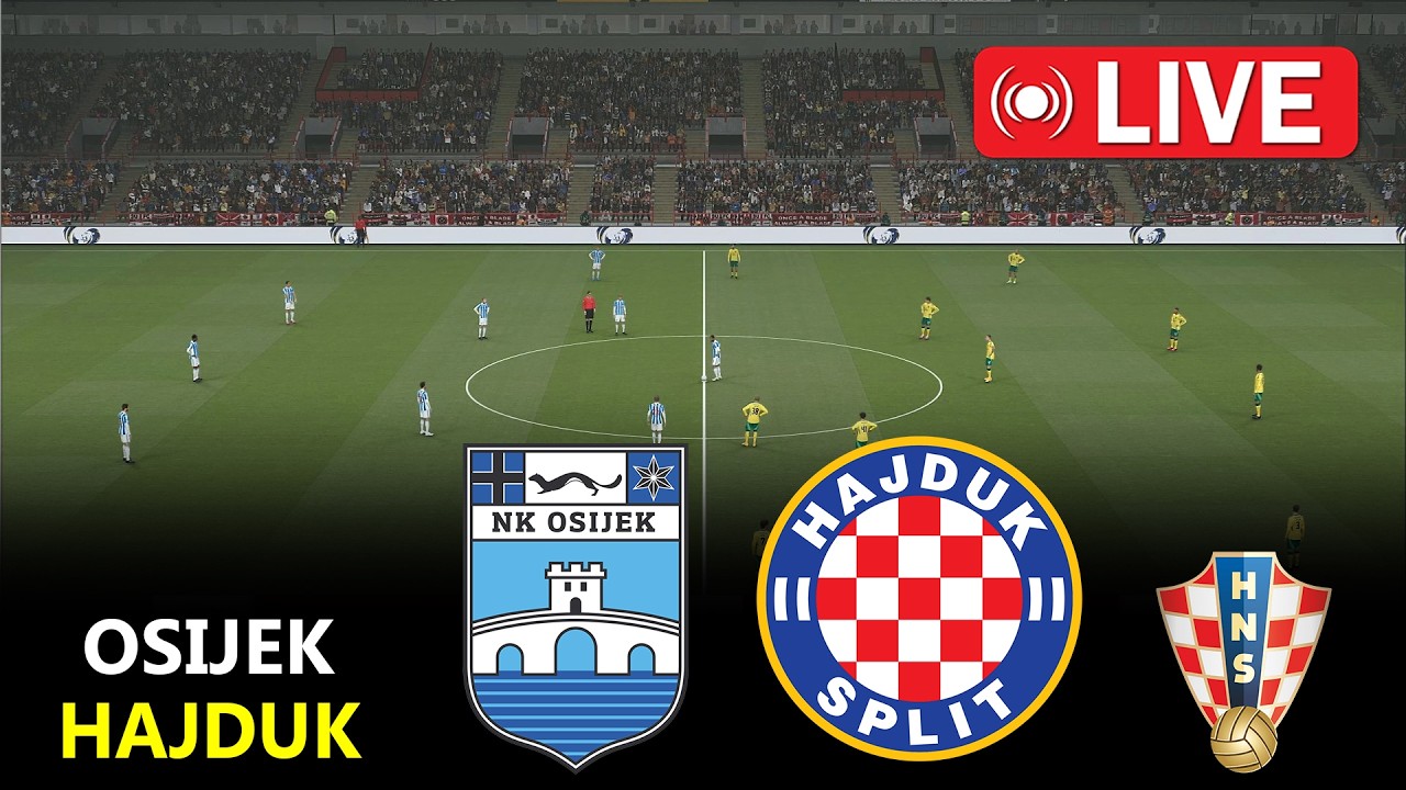 Нк Осиек vs Хайдук Сплит | Хорватия ХНЛ 2026 | Геймплей-симулятор PES 21