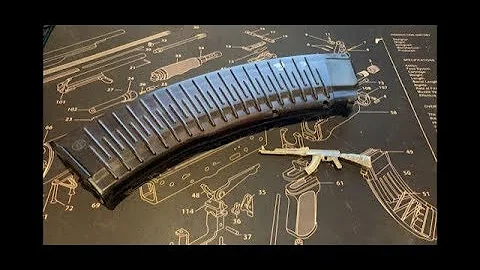 Russian RPK-74 Plum 45rd 5.45x39mm Molot Magazine