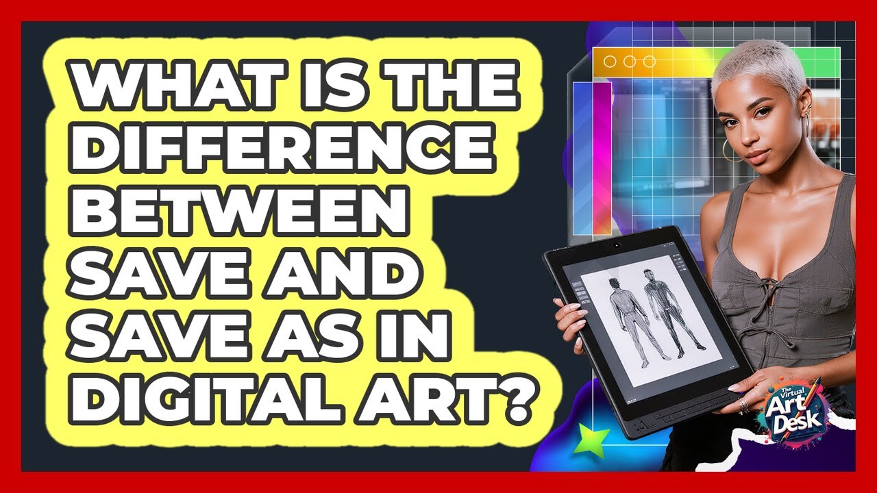 What Is The Difference Between Save And Save As In Digital Art?