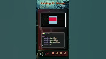 Padding vs Margin #html #css #javascript #coding #webdesign #webdevelopment