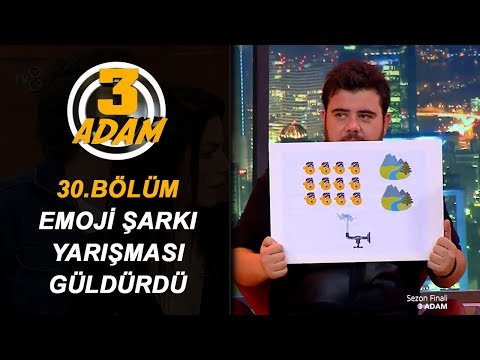 3 Adam ve Konuklarından Emoji Şarkı Yarışması! | 3 Adam