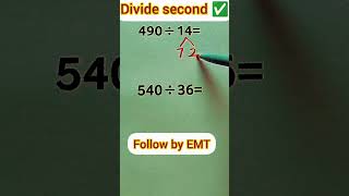 #easymathtricks #edcationvideo #mathtricks#mathtips #mathquestion🗿💀 second in divide ✅....