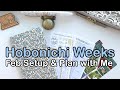 Plan with Me Hobonichi Weeks | Feb Setup &amp; Plan with Me Week of Feb 2-8