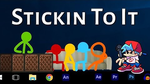 (STICKIN TO IT) Green vs BF (Animation vs. Friday Night Funkin