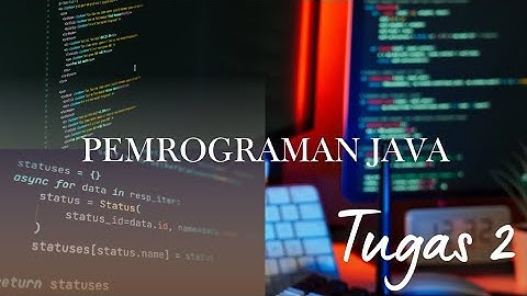 TUGAS 3 - PEMROGRAMAN JAVA