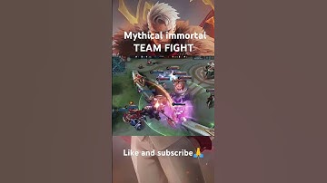 mythical immortal team fight #mobilelegends #mlbb #mlbbcreatorcamp #highlights #foryou