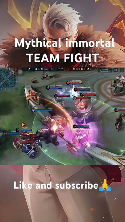 mythical immortal team fight #mobilelegends #mlbb #mlbbcreatorcamp #highlights #foryou