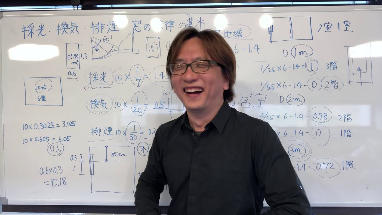 採光・換気・排煙　窓の法律の基本！