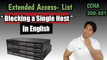 New CCNA 200- 301 Lec -17 Blocking a Single Host Telnet CALL +91 9773038607 For Online Class
