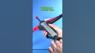 3d printed NERF arrow vs real