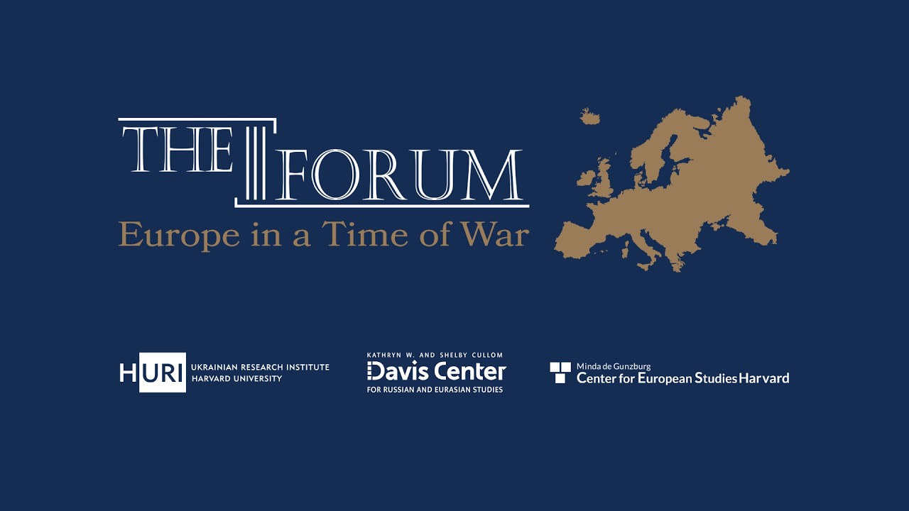 Anne Applebaum in Conversation with Serhii Plokhii: Europe in a Time of War