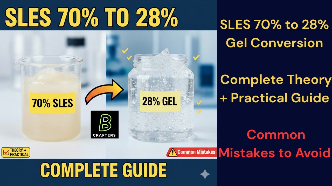 Формула для приготовления геля SLES 70%-28% | Теория и практическая демонстрация | Что можно и че...