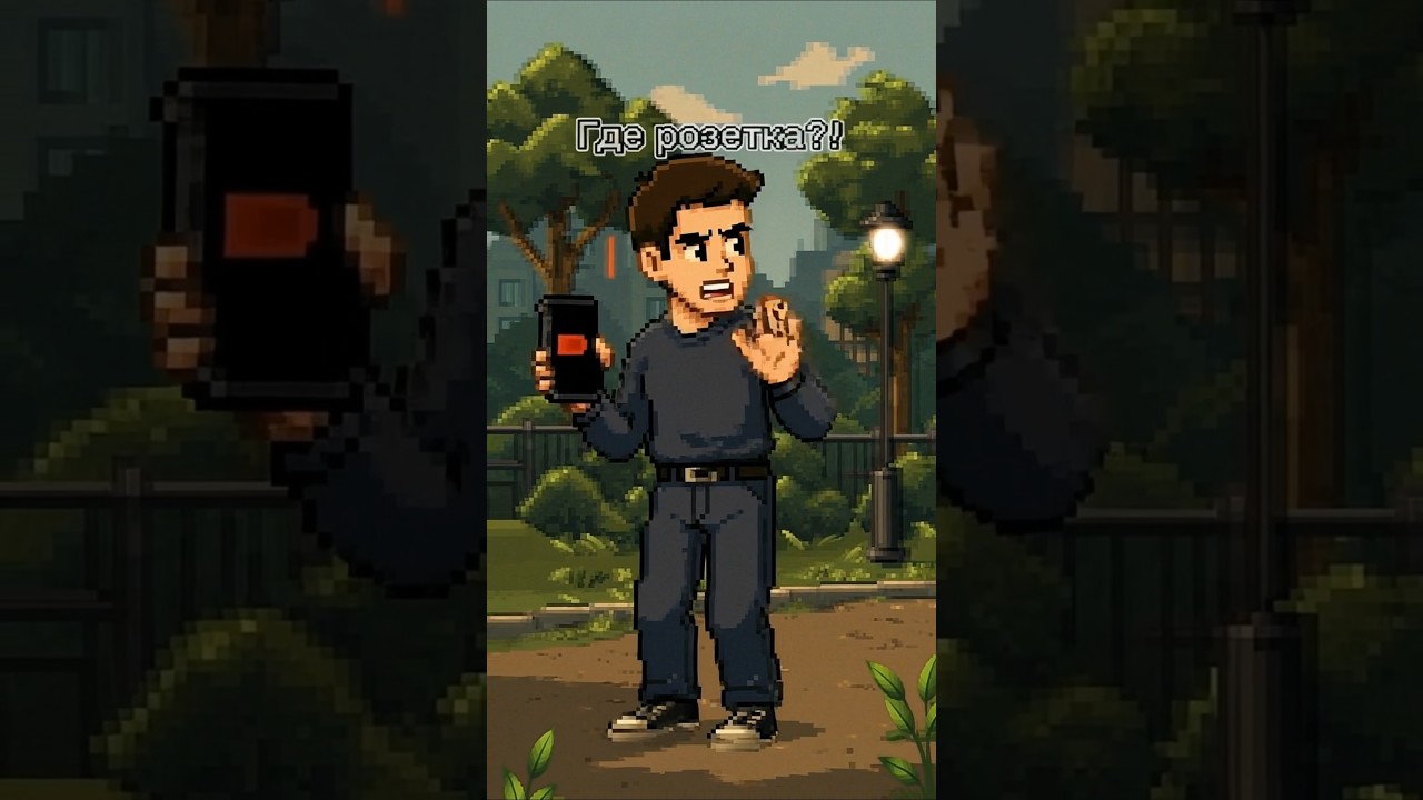 1% батареи — начинается настоящая паника 😅 