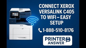 How to Connect Xerox VersaLink C405 to WiFi | Easy Setup Guide by Printer Answer