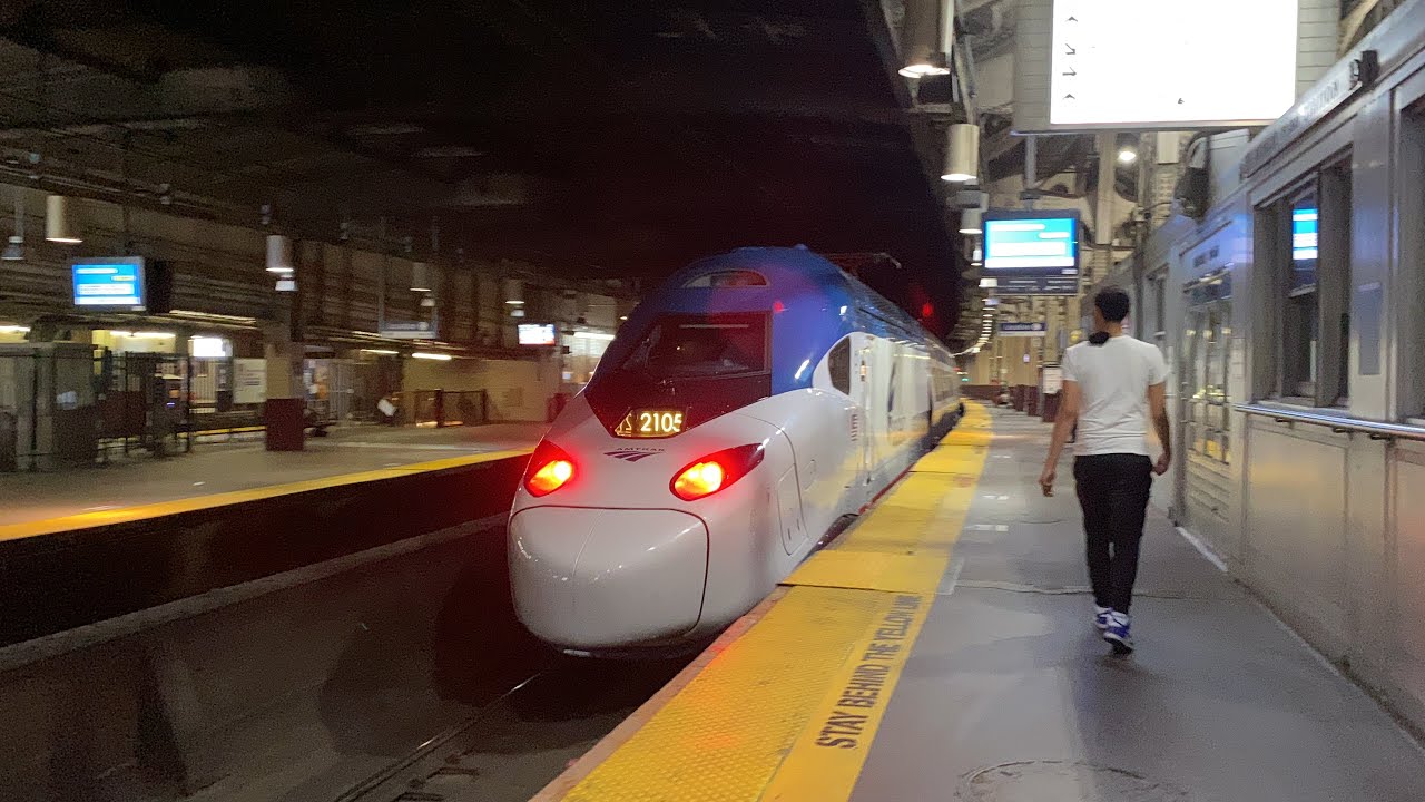 Liberty Train Amtrak Alstom Avelia Liberty Trainset 4 System Test Train Stops ...