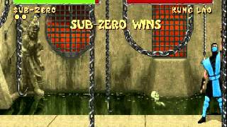 [Mortal Kombat II] Dead Pool Glitch #8: Frozen Stage Fatality 1