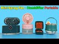 Mini Spray Fan - Humidifier Portable, Strong Wind Cooling, Essential Oil Diffuser | Unboxing Review