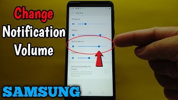 How to change notification volume on Samsung Galaxy A01 Core