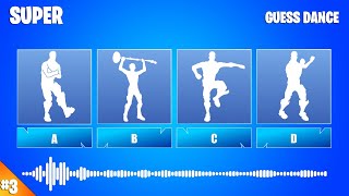 GUESS THE FORTNITE DANCE BY ITS MUSIC - Fortnite Challange - PART 3 | Super