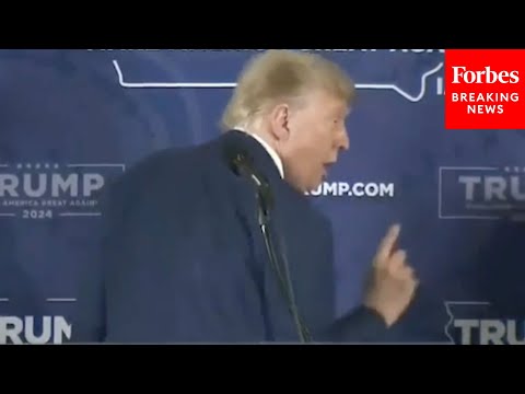 'He Can't Ever Find The Exits': Trump Makes Iowa Crowd Laugh Doing Mocking Impression Of Biden