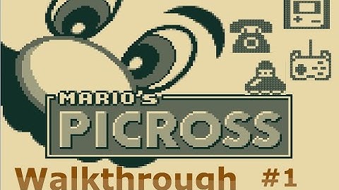 Walkthrough Marios Picross #1 - Easy Picross 1A-1H