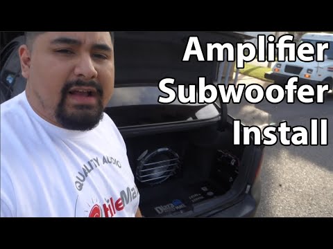 3G Acura TL Amplifier Subwoofer Install | Aftermarket Radio | Factory Radio 2004 2005 2006 2007 2008