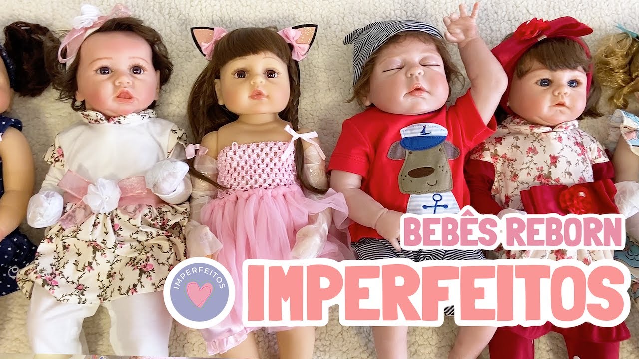 Boneca Bebê Reborn Clarice Imperfeita - UniDoll