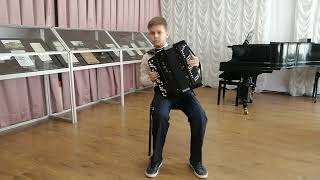 Украинская народная песня "Ой, при лужку" исполняет Верига Матвей, 10 лет, 3 класс