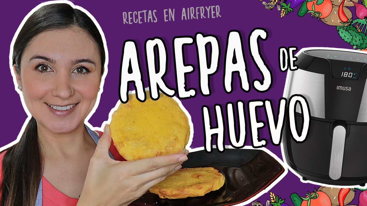 AREPA DE HUEVO en la FREIDORA DE AIRE | Recetas típicas colombianas | Do It! Laura