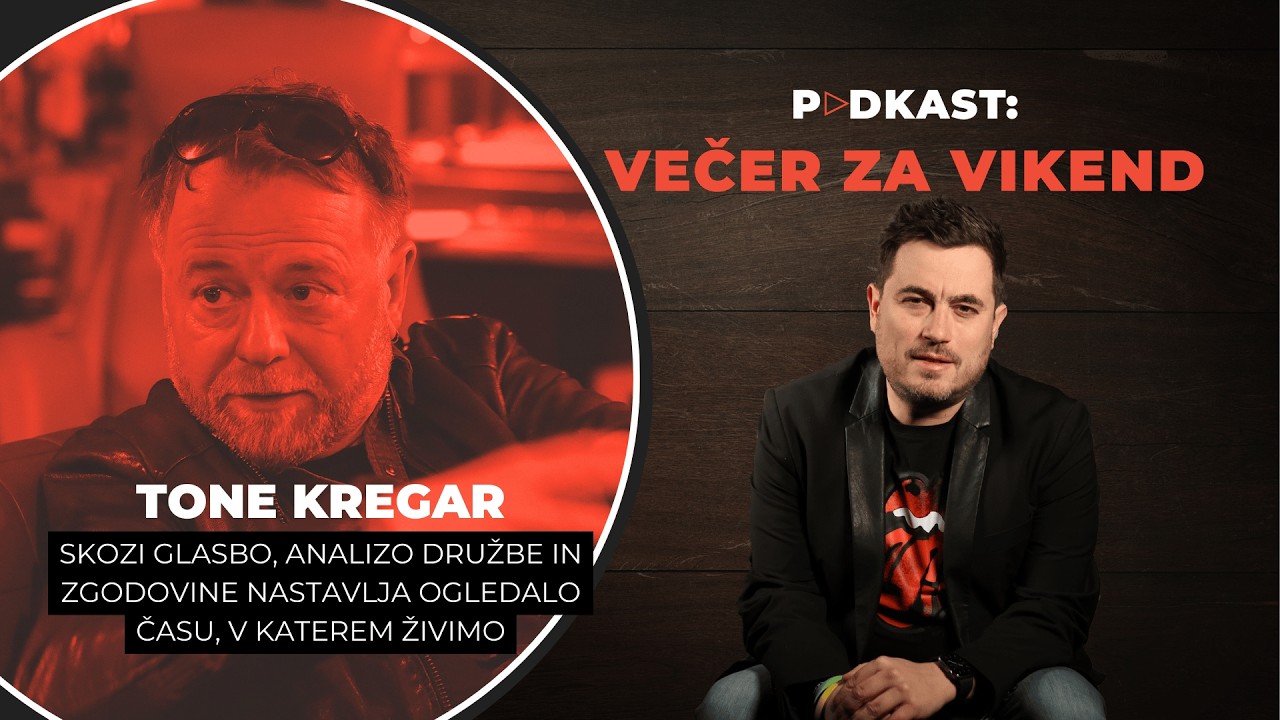 Večer za vikend s Tonetom Kregarjem: Smo bend za rock'n'roll veselice, a tudi družbeno kritični