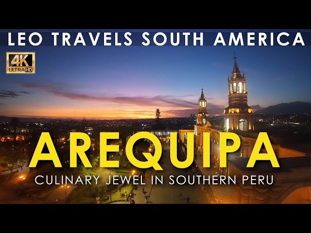 Travel vlog - Arequipa, Peru 🇵🇪 - Trying INCREDIBLE Peruvian Food in the "White City" | Peru Travel