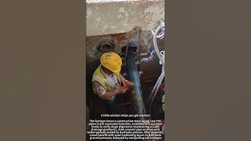 The installation process of water pipes, a good method can improve efficiency