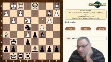 How to solve Chess Puzzles: Chessworld.net Puzzle Practice #62