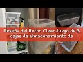 Reseña del Rotho Clear Juego de 3 cajas de almacenamiento de 10l con tapa, Plástico (PP) sin BPA, tr
