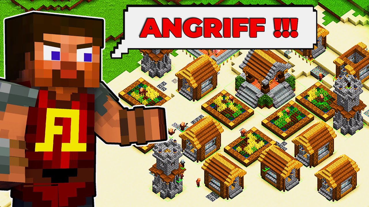 Minecraft aber als Strategie Spiel!  ⚔  Ich bekämpfe @LarsLP