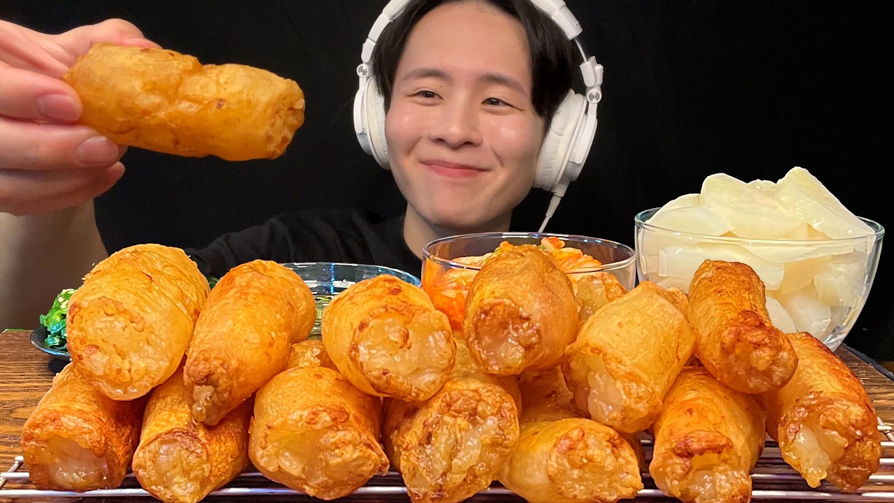 【ASMR】脂がジュワッと溢れるホルモンテチャン🔥【咀嚼音/mukbang/Eating Sounds】