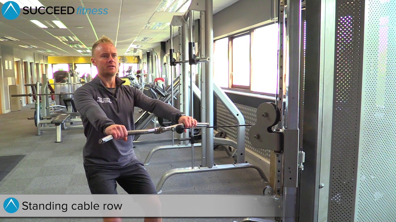 HOW TO Standing cable row A great exercise for your mid back