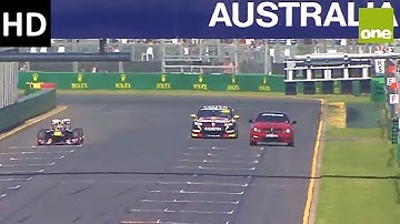 Red Bull F1 vs V8 Supercar vs C63 AMG (2014, Melbourne Australia)