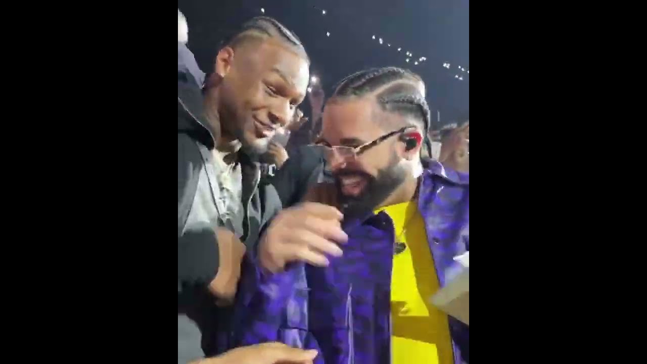 Bronny Was Hyped To See Drake Shorts